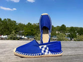 Les espadrilles Krama Bleues